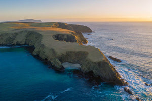 Maywick cliffs - Shetland coastal landscape